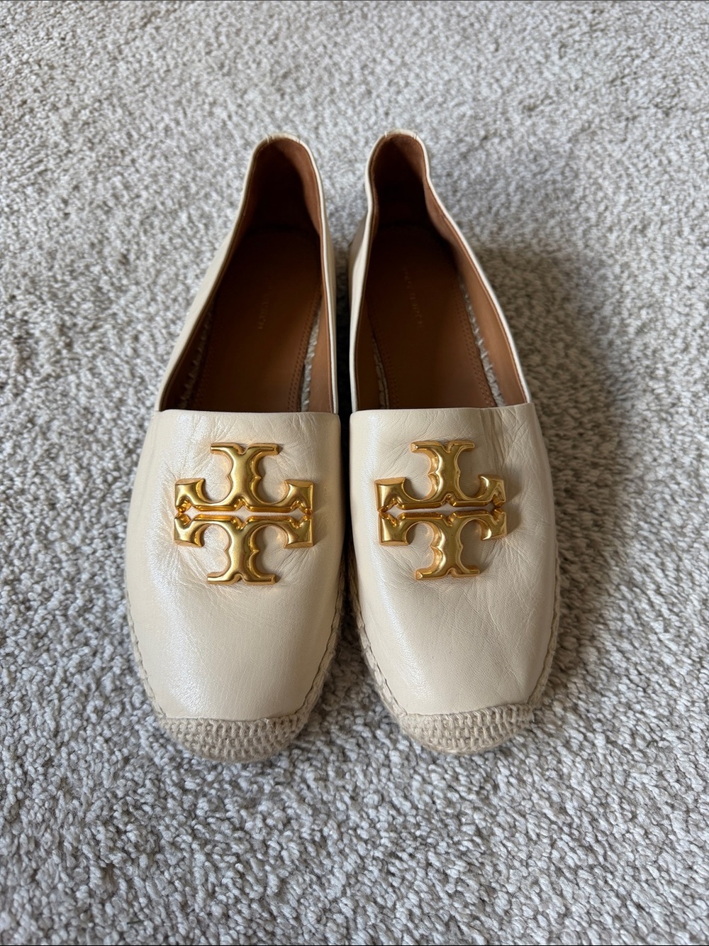 Tory Burch Eleanor Leather espadrille size 9